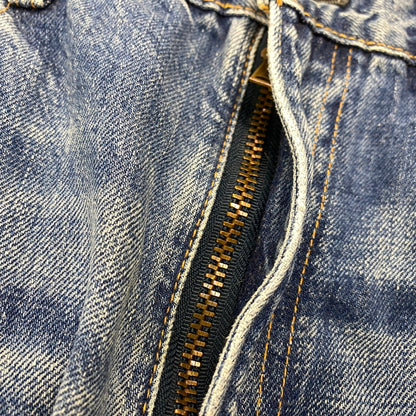 【中古品】【メンズ】 DOUBLE WORKS ダブルワークス ZIPFLY DENIM PANTS ジップ フライ デニム パンツ ボトムス ズボン 156-260527-cs-08-izu サイズ：34 カラー：インディゴ 万代Net店
