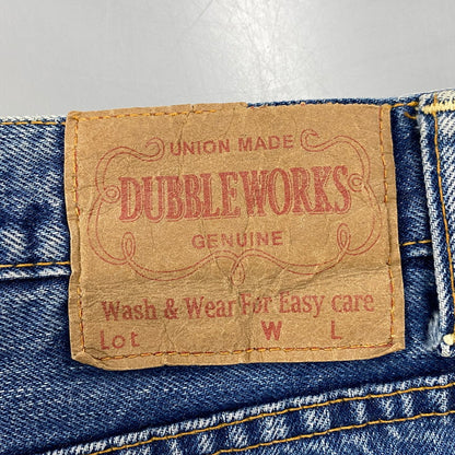 【中古品】【メンズ】 DOUBLE WORKS ダブルワークス ZIPFLY DENIM PANTS ジップ フライ デニム パンツ ボトムス ズボン 156-260527-cs-08-izu サイズ：34 カラー：インディゴ 万代Net店