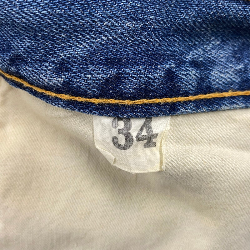 【中古品】【メンズ】 DOUBLE WORKS ダブルワークス ZIPFLY DENIM PANTS ジップ フライ デニム パンツ ボトムス ズボン 156-260527-cs-08-izu サイズ：34 カラー：インディゴ 万代Net店