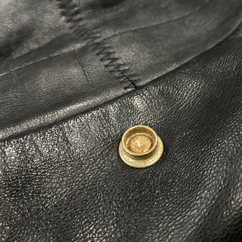 【中古品】【メンズ】 SCHOTT ショット 618H BNDL USA製 80S HORSEHIDE LEATHER DOUBLE RIDERS JACKET ホースハイド レザー ダブル ライダース レザージャケット アウター 145-260520-cs-16-izu サイズ：36 カラー：ブラック 万代Net店