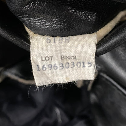 【中古品】【メンズ】 SCHOTT ショット 618H BNDL USA製 80S HORSEHIDE LEATHER DOUBLE RIDERS JACKET ホースハイド レザー ダブル ライダース レザージャケット アウター 145-260520-cs-16-izu サイズ：36 カラー：ブラック 万代Net店