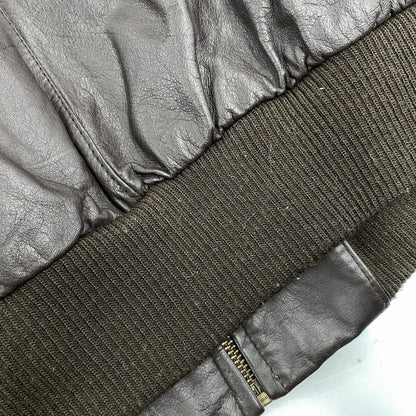 【中古品】【メンズ】 SUB URBAN サブアーバン 90S COW LEATHER BLOUSON JACKET カウ レザー ブルゾン ジャケット アウター 146-260527-cs-10-izu サイズ：L カラー：ブラウン 万代Net店