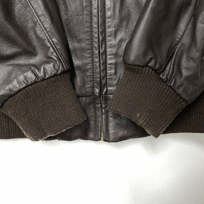 【中古品】【メンズ】 SUB URBAN サブアーバン 90S COW LEATHER BLOUSON JACKET カウ レザー ブルゾン ジャケット アウター 146-260527-cs-10-izu サイズ：L カラー：ブラウン 万代Net店