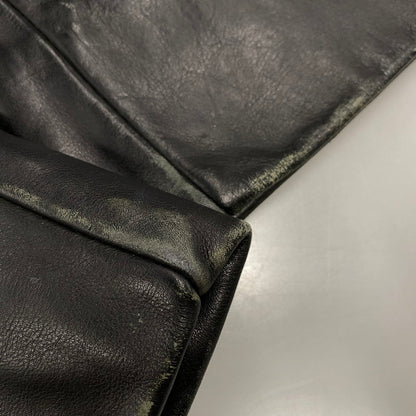 【中古品】【メンズ】 VANSON バンソン USA製 LEATHER RIDERS PANTS レザー ライダース パンツ ボトムス ズボン 156-260520-cs-17-izu サイズ：30 カラー：ブラック 万代Net店