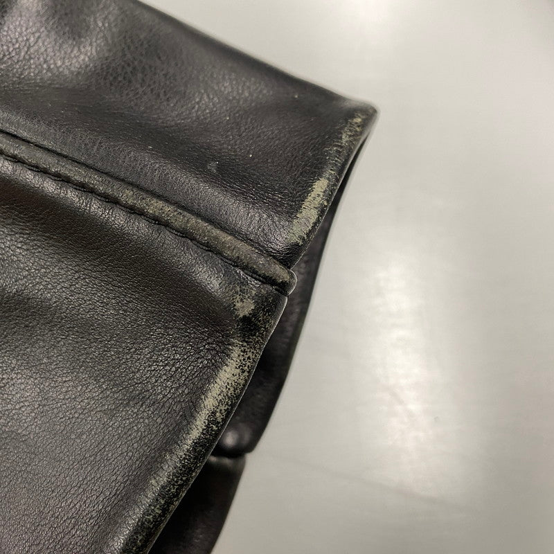 【中古品】【メンズ】 VANSON バンソン USA製 LEATHER RIDERS PANTS レザー ライダース パンツ ボトムス ズボン 156-260520-cs-17-izu サイズ：30 カラー：ブラック 万代Net店
