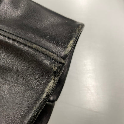 【中古品】【メンズ】 VANSON バンソン USA製 LEATHER RIDERS PANTS レザー ライダース パンツ ボトムス ズボン 156-260520-cs-17-izu サイズ：30 カラー：ブラック 万代Net店
