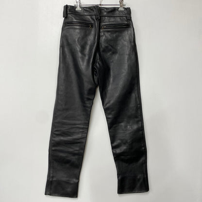 【中古品】【メンズ】 VANSON バンソン USA製 LEATHER RIDERS PANTS レザー ライダース パンツ ボトムス ズボン 156-260520-cs-17-izu サイズ：30 カラー：ブラック 万代Net店