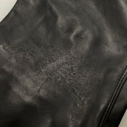 【中古品】【メンズ】 VANSON バンソン USA製 LEATHER RIDERS PANTS レザー ライダース パンツ ボトムス ズボン 156-260520-cs-17-izu サイズ：30 カラー：ブラック 万代Net店