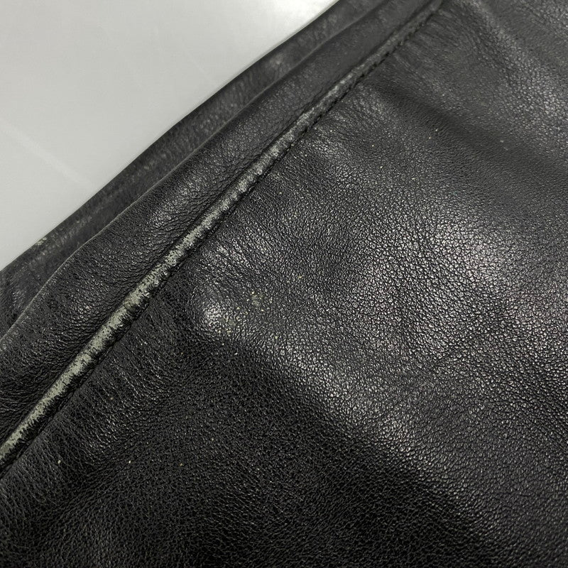 【中古品】【メンズ】 VANSON バンソン USA製 LEATHER RIDERS PANTS レザー ライダース パンツ ボトムス ズボン 156-260520-cs-17-izu サイズ：30 カラー：ブラック 万代Net店