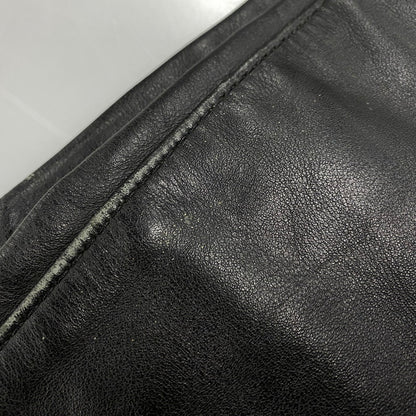 【中古品】【メンズ】 VANSON バンソン USA製 LEATHER RIDERS PANTS レザー ライダース パンツ ボトムス ズボン 156-260520-cs-17-izu サイズ：30 カラー：ブラック 万代Net店