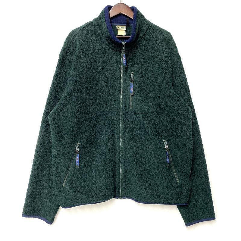 【中古品】【メンズ】 L.L.BEAN エルエルビーン 90S FLEECE JACKET フリース ジャケット アウター 146-260527-cs-09-izu サイズ：不明 カラー：グリーン 万代Net店