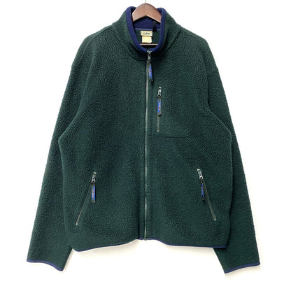 【中古品】【メンズ】 L.L.BEAN エルエルビーン 90S FLEECE JACKET フリース ジャケット アウター 146-260527-cs-09-izu サイズ：不明 カラー：グリーン 万代Net店