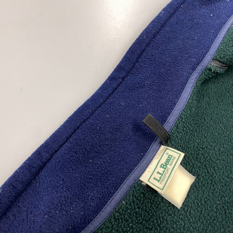 【中古品】【メンズ】 L.L.BEAN エルエルビーン 90S FLEECE JACKET フリース ジャケット アウター 146-260527-cs-09-izu サイズ：不明 カラー：グリーン 万代Net店