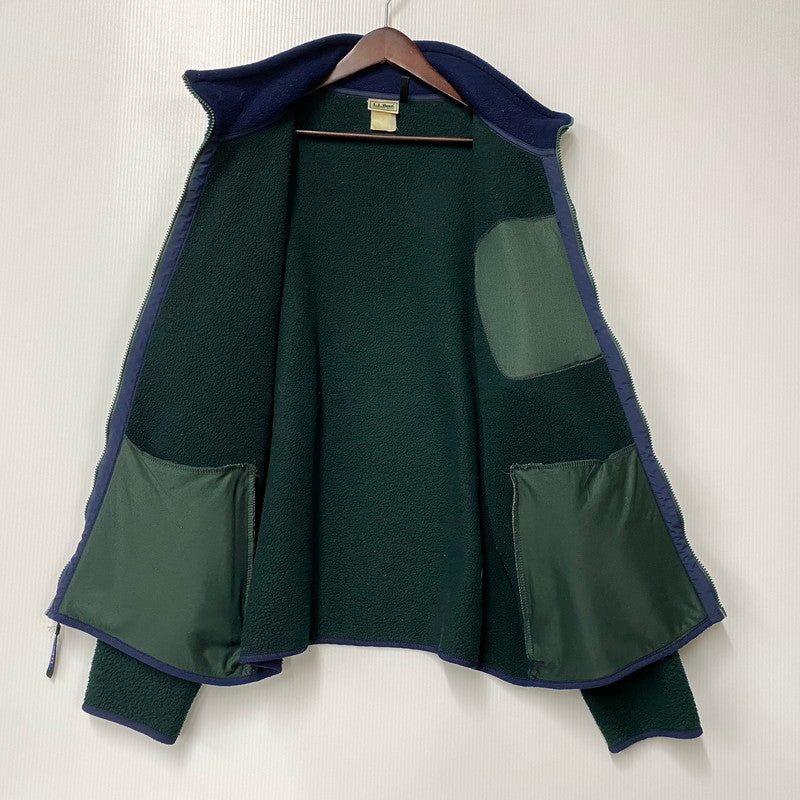 【中古品】【メンズ】 L.L.BEAN エルエルビーン 90S FLEECE JACKET フリース ジャケット アウター 146-260527-cs-09-izu サイズ：不明 カラー：グリーン 万代Net店
