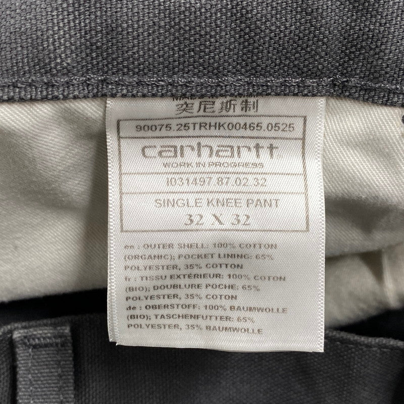 【中古品】【メンズ】 CARHARTT WIP カーハートダブリューアイピー I031497 SINGLE KNEE PANT シングル ニー パンツ ボトムス 153-260522-kh-09-izu サイズ：32×32 カラー：グレー 万代Net店