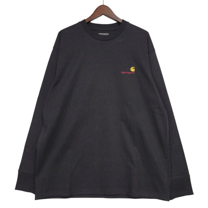 【中古品】【メンズ】 CARHARTT WIP カーハートダブリューアイピー I029955 LS AMERICAN SCRIPT T-SHIRT ロングスリーブ アメリカン スクリプト Tシャツ トップス 142-260605-kh-09-izu サイズ：L カラー：ブラック 万代Net店