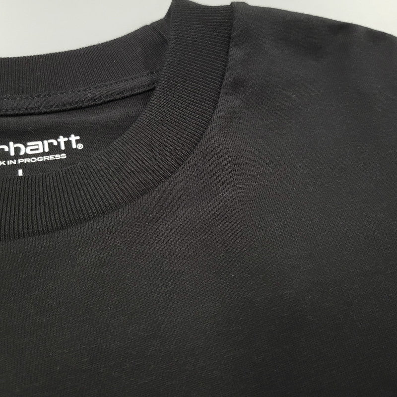 【中古品】【メンズ】 CARHARTT WIP カーハートダブリューアイピー I029955 LS AMERICAN SCRIPT T-SHIRT ロングスリーブ アメリカン スクリプト Tシャツ トップス 142-260605-kh-09-izu サイズ：L カラー：ブラック 万代Net店