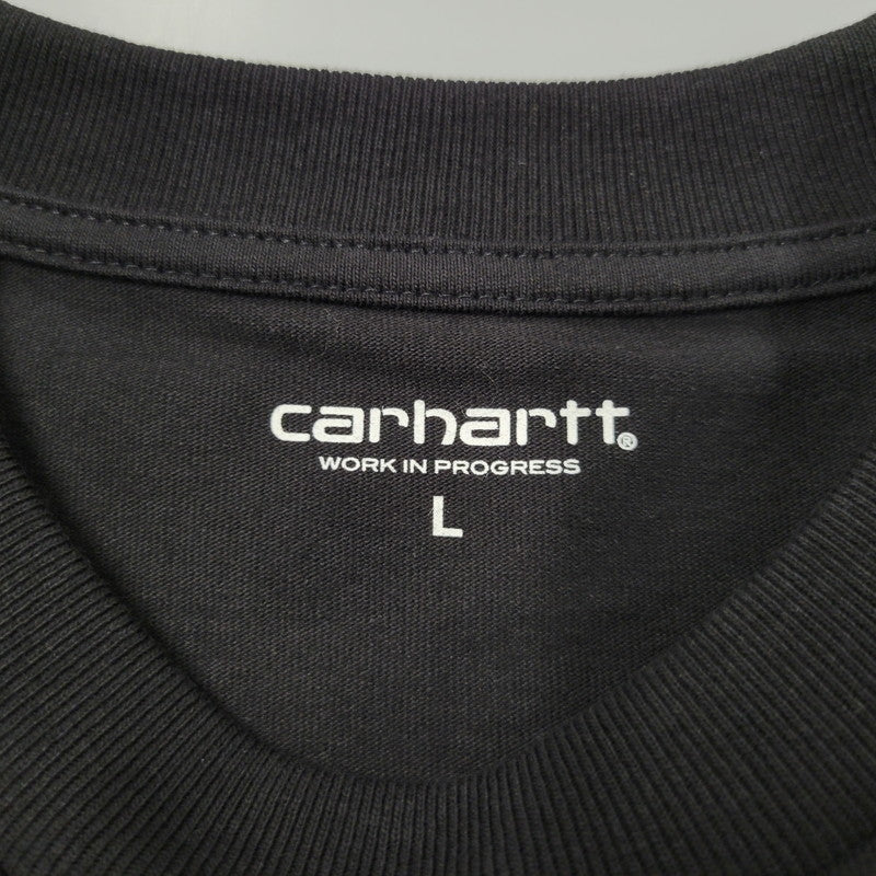 【中古品】【メンズ】 CARHARTT WIP カーハートダブリューアイピー I029955 LS AMERICAN SCRIPT T-SHIRT ロングスリーブ アメリカン スクリプト Tシャツ トップス 142-260605-kh-09-izu サイズ：L カラー：ブラック 万代Net店