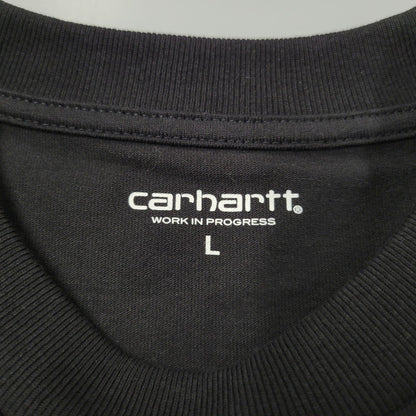 【中古品】【メンズ】 CARHARTT WIP カーハートダブリューアイピー I029955 LS AMERICAN SCRIPT T-SHIRT ロングスリーブ アメリカン スクリプト Tシャツ トップス 142-260605-kh-09-izu サイズ：L カラー：ブラック 万代Net店