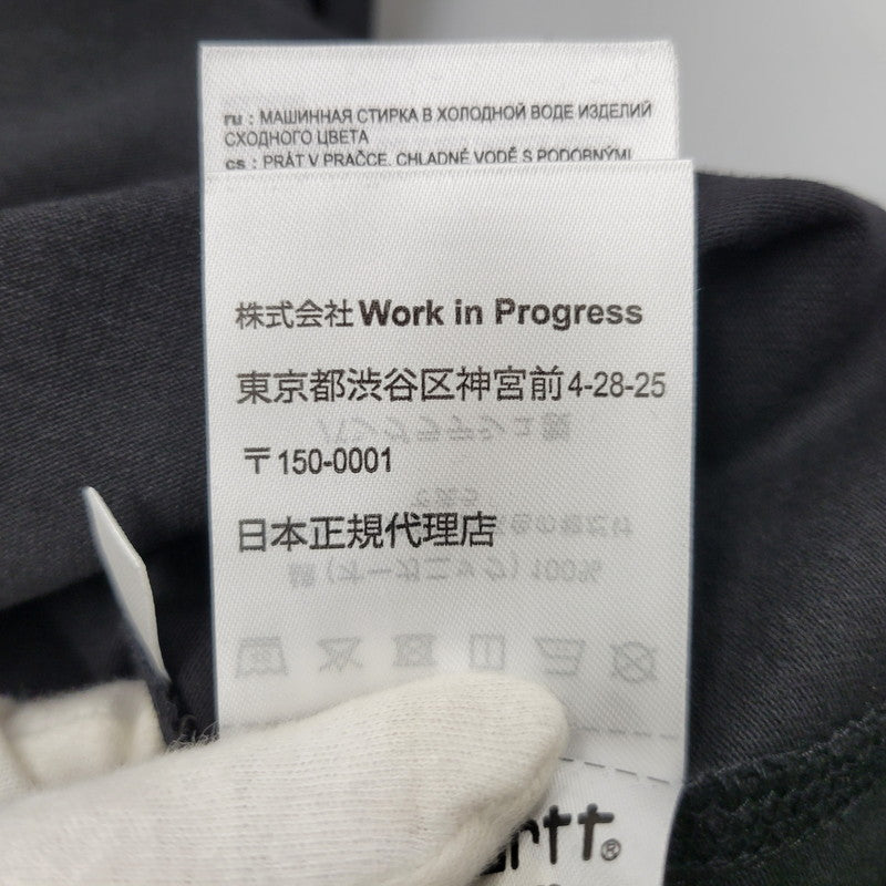 【中古品】【メンズ】 CARHARTT WIP カーハートダブリューアイピー I029955 LS AMERICAN SCRIPT T-SHIRT ロングスリーブ アメリカン スクリプト Tシャツ トップス 142-260605-kh-09-izu サイズ：L カラー：ブラック 万代Net店