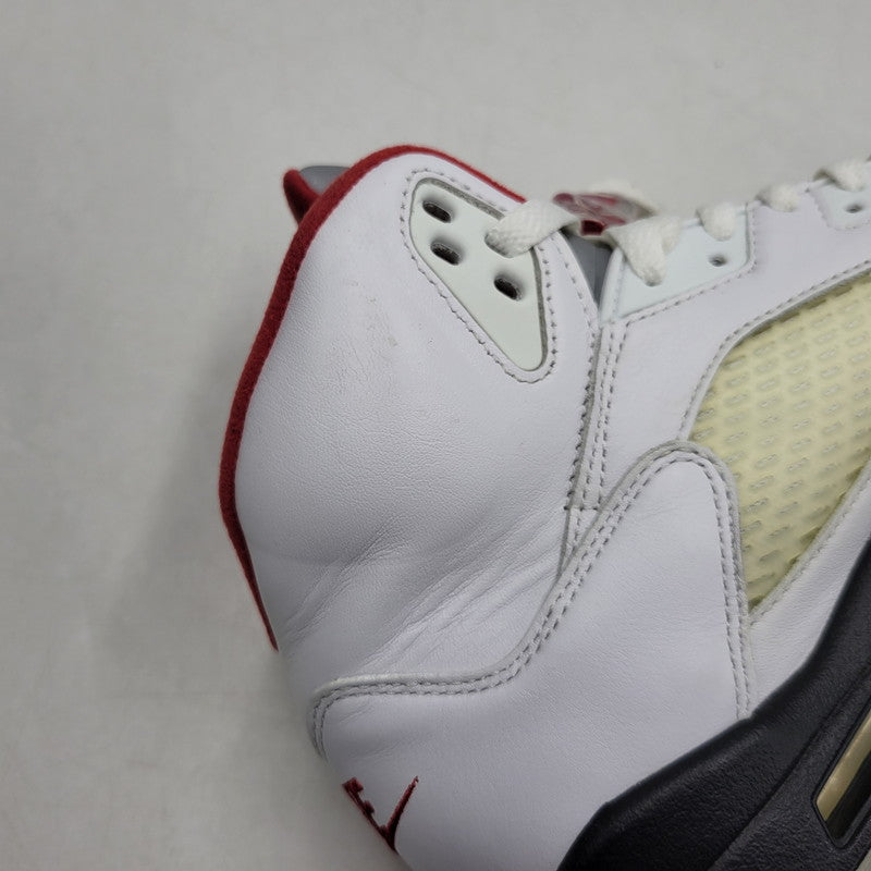 【中古品】【メンズ】 NIKE ナイキ AIR JORDAN 5 RETRO DA1911-102 エアジョーダン 5 レトロ スニーカー シューズ 靴 160-260522-as-06-izu サイズ：26.5cm カラー：TRUE WHITE/FIRE RED-BLACK 万代Net店