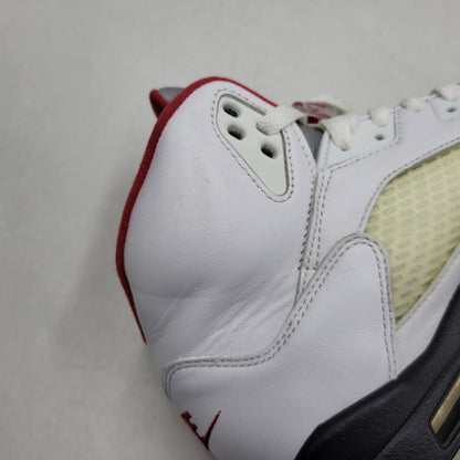 【中古品】【メンズ】 NIKE ナイキ AIR JORDAN 5 RETRO DA1911-102 エアジョーダン 5 レトロ スニーカー シューズ 靴 160-260522-as-06-izu サイズ：26.5cm カラー：TRUE WHITE/FIRE RED-BLACK 万代Net店