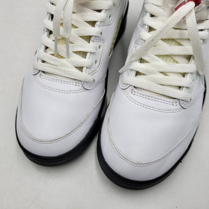 【中古品】【メンズ】 NIKE ナイキ AIR JORDAN 5 RETRO DA1911-102 エアジョーダン 5 レトロ スニーカー シューズ 靴 160-260522-as-06-izu サイズ：26.5cm カラー：TRUE WHITE/FIRE RED-BLACK 万代Net店