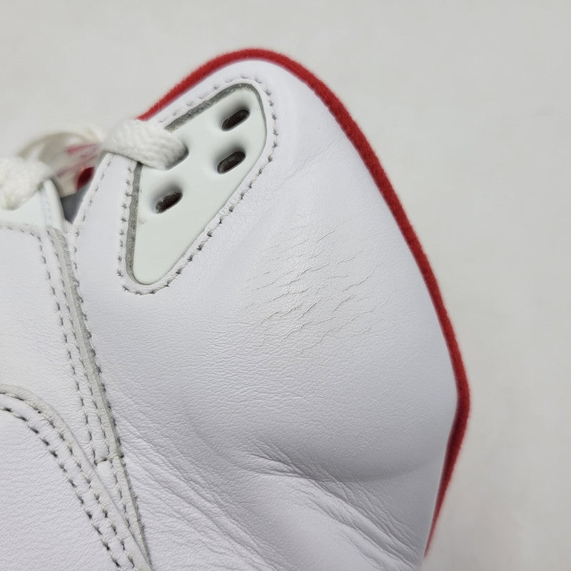 【中古品】【メンズ】 NIKE ナイキ AIR JORDAN 5 RETRO DA1911-102 エアジョーダン 5 レトロ スニーカー シューズ 靴 160-260522-as-06-izu サイズ：26.5cm カラー：TRUE WHITE/FIRE RED-BLACK 万代Net店