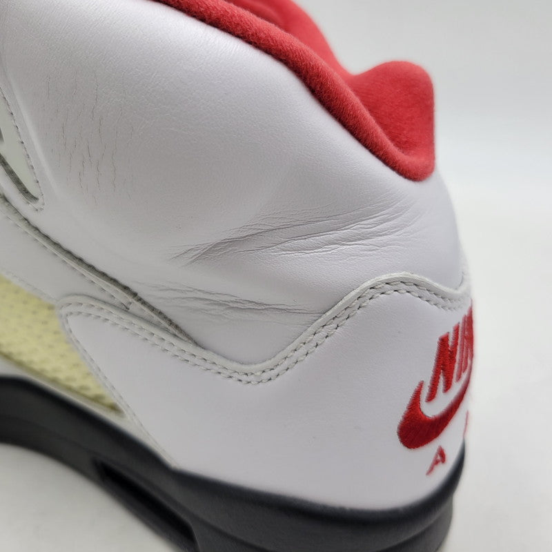 【中古品】【メンズ】 NIKE ナイキ AIR JORDAN 5 RETRO DA1911-102 エアジョーダン 5 レトロ スニーカー シューズ 靴 160-260522-as-06-izu サイズ：26.5cm カラー：TRUE WHITE/FIRE RED-BLACK 万代Net店