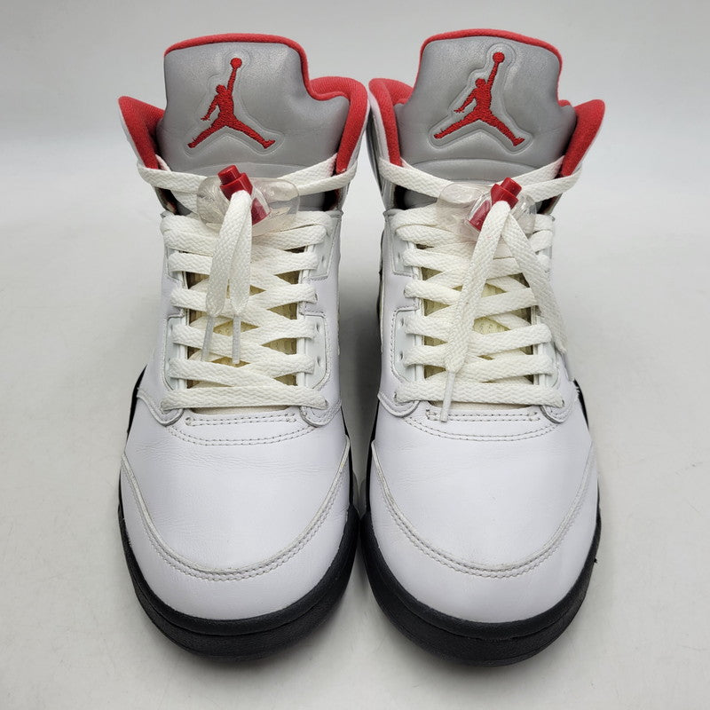 【中古品】【メンズ】 NIKE ナイキ AIR JORDAN 5 RETRO DA1911-102 エアジョーダン 5 レトロ スニーカー シューズ 靴 160-260522-as-06-izu サイズ：26.5cm カラー：TRUE WHITE/FIRE RED-BLACK 万代Net店