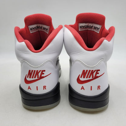 【中古品】【メンズ】 NIKE ナイキ AIR JORDAN 5 RETRO DA1911-102 エアジョーダン 5 レトロ スニーカー シューズ 靴 160-260522-as-06-izu サイズ：26.5cm カラー：TRUE WHITE/FIRE RED-BLACK 万代Net店