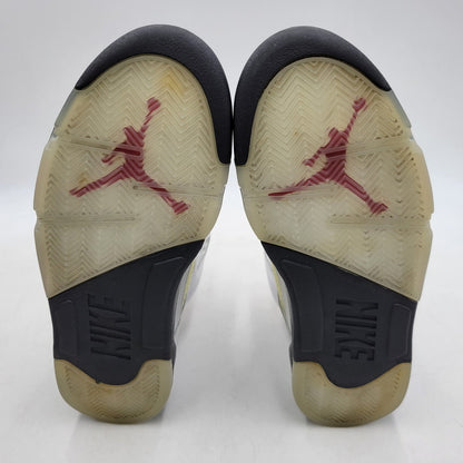 【中古品】【メンズ】 NIKE ナイキ AIR JORDAN 5 RETRO DA1911-102 エアジョーダン 5 レトロ スニーカー シューズ 靴 160-260522-as-06-izu サイズ：26.5cm カラー：TRUE WHITE/FIRE RED-BLACK 万代Net店