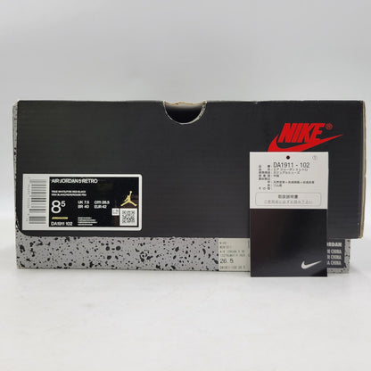 【中古品】【メンズ】 NIKE ナイキ AIR JORDAN 5 RETRO DA1911-102 エアジョーダン 5 レトロ スニーカー シューズ 靴 160-260522-as-06-izu サイズ：26.5cm カラー：TRUE WHITE/FIRE RED-BLACK 万代Net店
