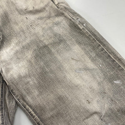 【中古品】【メンズ】 ANCELLM アンセルム ANC-PT71 LIGHT OZ WIDE STRAIGHT DENIM PANTS ライト オンス ストレート デニム パンツ ボトムス 151-260522-kh-10-izu サイズ：2 カラー：ダークグレー系 万代Net店