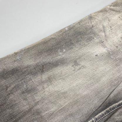 【中古品】【メンズ】 ANCELLM アンセルム ANC-PT71 LIGHT OZ WIDE STRAIGHT DENIM PANTS ライト オンス ストレート デニム パンツ ボトムス 151-260522-kh-10-izu サイズ：2 カラー：ダークグレー系 万代Net店