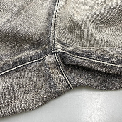 【中古品】【メンズ】 ANCELLM アンセルム ANC-PT71 LIGHT OZ WIDE STRAIGHT DENIM PANTS ライト オンス ストレート デニム パンツ ボトムス 151-260522-kh-10-izu サイズ：2 カラー：ダークグレー系 万代Net店