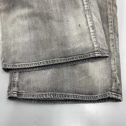 【中古品】【メンズ】 ANCELLM アンセルム ANC-PT71 LIGHT OZ WIDE STRAIGHT DENIM PANTS ライト オンス ストレート デニム パンツ ボトムス 151-260522-kh-10-izu サイズ：2 カラー：ダークグレー系 万代Net店