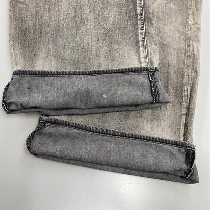 【中古品】【メンズ】 ANCELLM アンセルム ANC-PT71 LIGHT OZ WIDE STRAIGHT DENIM PANTS ライト オンス ストレート デニム パンツ ボトムス 151-260522-kh-10-izu サイズ：2 カラー：ダークグレー系 万代Net店