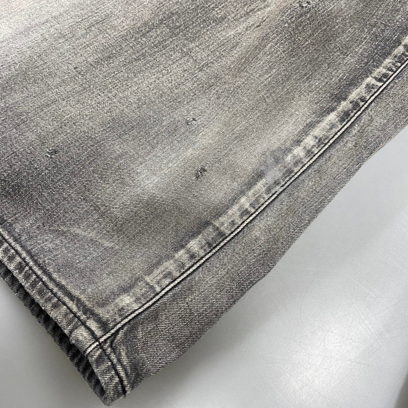 【中古品】【メンズ】 ANCELLM アンセルム ANC-PT71 LIGHT OZ WIDE STRAIGHT DENIM PANTS ライト オンス ストレート デニム パンツ ボトムス 151-260522-kh-10-izu サイズ：2 カラー：ダークグレー系 万代Net店