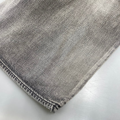 【中古品】【メンズ】 ANCELLM アンセルム ANC-PT71 LIGHT OZ WIDE STRAIGHT DENIM PANTS ライト オンス ストレート デニム パンツ ボトムス 151-260522-kh-10-izu サイズ：2 カラー：ダークグレー系 万代Net店