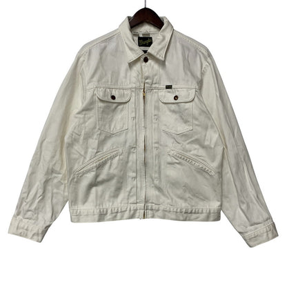 【中古品】【メンズ】 WRANGLER ラングラー WU0024 24MJZ DENIM JACKET デニム ジャケット アウター 147-260528-ya-17-izu サイズ：M（38） カラー：WHITE 万代Net店