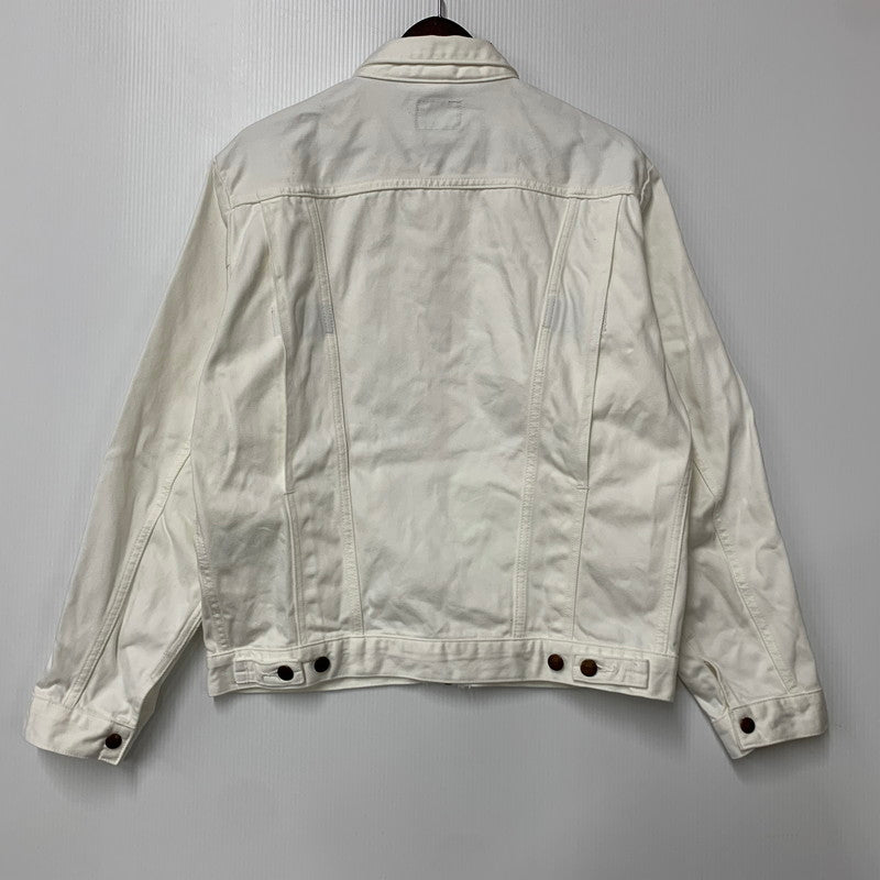 【中古品】【メンズ】 WRANGLER ラングラー WU0024 24MJZ DENIM JACKET デニム ジャケット アウター 147-260528-ya-17-izu サイズ：M（38） カラー：WHITE 万代Net店