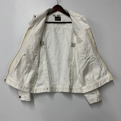 【中古品】【メンズ】 WRANGLER ラングラー WU0024 24MJZ DENIM JACKET デニム ジャケット アウター 147-260528-ya-17-izu サイズ：M（38） カラー：WHITE 万代Net店