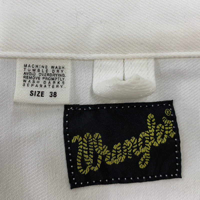 【中古品】【メンズ】 WRANGLER ラングラー WU0024 24MJZ DENIM JACKET デニム ジャケット アウター 147-260528-ya-17-izu サイズ：M（38） カラー：WHITE 万代Net店