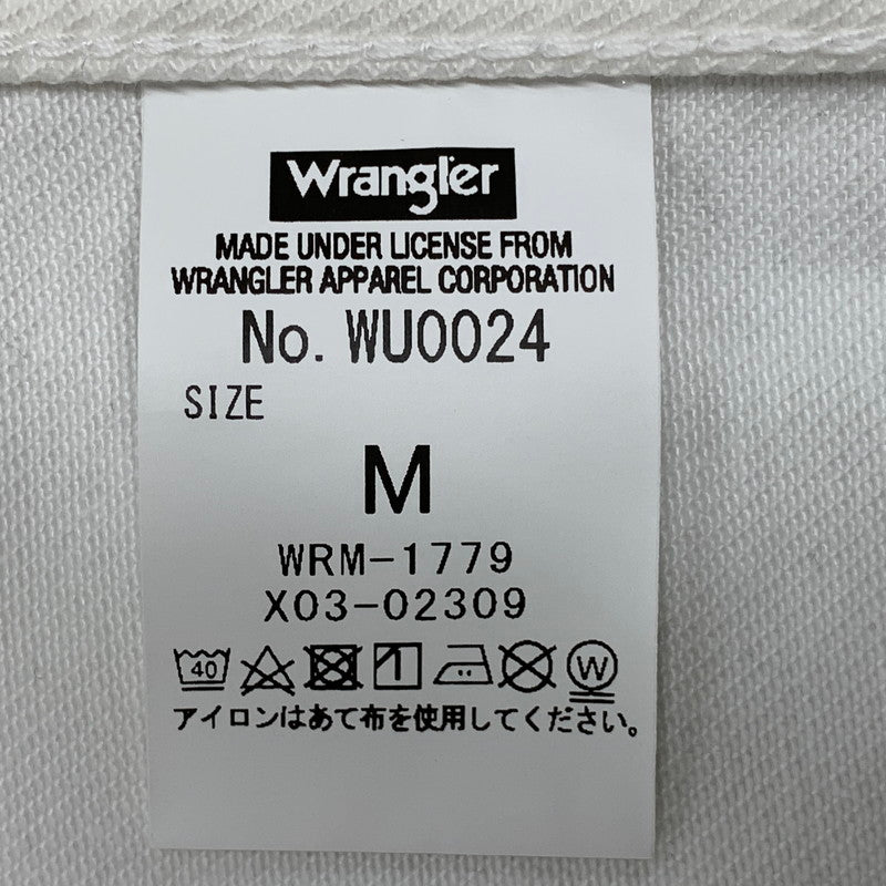 【中古品】【メンズ】 WRANGLER ラングラー WU0024 24MJZ DENIM JACKET デニム ジャケット アウター 147-260528-ya-17-izu サイズ：M（38） カラー：WHITE 万代Net店