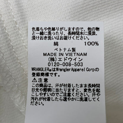 【中古品】【メンズ】 WRANGLER ラングラー WU0024 24MJZ DENIM JACKET デニム ジャケット アウター 147-260528-ya-17-izu サイズ：M（38） カラー：WHITE 万代Net店
