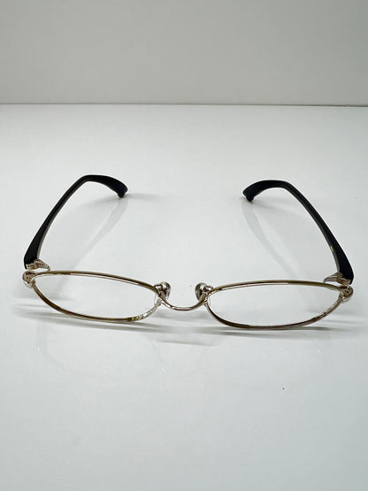 【中古品】【メンズ】 999.9 フォーナインズ オーバルタイプ 眼鏡フレーム S-251T 178-260703-kk-05-hon サイズ：53ロ17-120 カラー：シルバー/ブラック 万代Net店