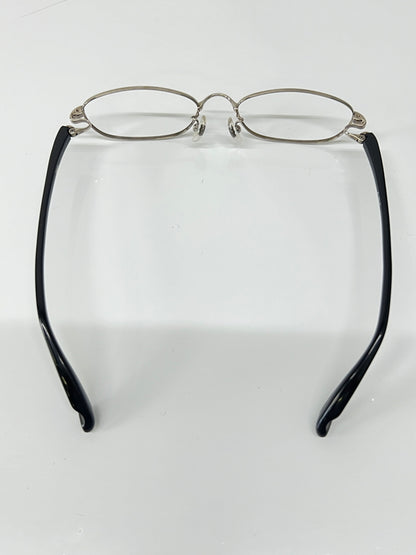 【中古品】【メンズ】 999.9 フォーナインズ オーバルタイプ 眼鏡フレーム S-251T 178-260703-kk-05-hon サイズ：53ロ17-120 カラー：シルバー/ブラック 万代Net店