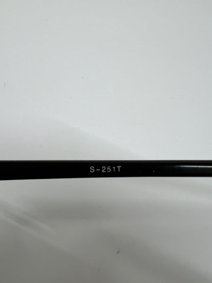 【中古品】【メンズ】 999.9 フォーナインズ オーバルタイプ 眼鏡フレーム S-251T 178-260703-kk-05-hon サイズ：53ロ17-120 カラー：シルバー/ブラック 万代Net店