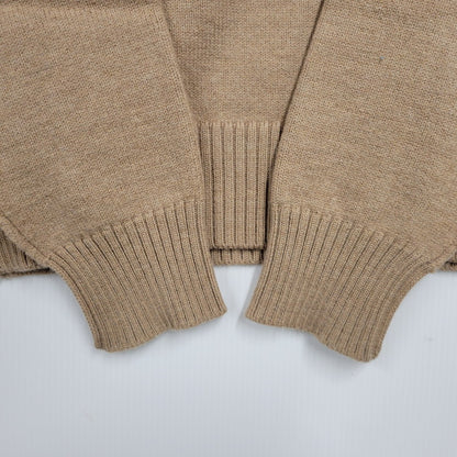 【中古品】【メンズ】 AMI ALEXANDRE MATTIUSSI アミアレクサンドレマチウシ UKS006.018 RED ADC SWEATER レッド エーディーシー セーター トップス 長袖 141-260522-cs-17-izu サイズ：M カラー：ベージュ 万代Net店